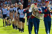 7 July 2013; The Dublin team walk behind their captain John McCaffrey in the pre match parade. Leinster GAA Hurling Senior Championship Final, Galway v Dublin, Croke Park, Dublin. Picture credit: Ray McManus / SPORTSFILE