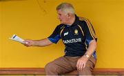 6 July 2013; Clare manager Mick O'Dwyer. GAA Football All-Ireland Senior Championship, Round 2, Clare v Laois, Cusack Park, Ennis, Co. Clare. Picture credit: Diarmuid Greene / SPORTSFILE