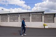 15 June 2013; Dublin manager Anthony Daly makes his way to the game. Leinster GAA Hurling Senior Championship Quarter-Final Replay, Dublin v Wexford, Parnell Park, Dublin. Picture credit: Ray McManus / SPORTSFILE