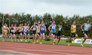 2 July 2013; Collis Birmingham, Australia, right, on his way to winning the 3000m Men at the 62nd Cork City Sports. Cork Institute of Technology, Bishopstown, Cork. Picture credit: Diarmuid Greene / SPORTSFILE