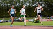 2 July 2013; Will Lear, USA, left, Sean Tobin, Ireland, centre, and Liam Boylan-Pett, USA, right, in action during the 1 Mile Men at the 62nd Cork City Sports. Cork Institute of Technology, Bishopstown, Cork. Picture credit: Diarmuid Greene / SPORTSFILE