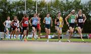 2 July 2013; Competitiors in action during the 1 Mile Men at the 62nd Cork City Sports. Cork Institute of Technology, Bishopstown, Cork. Picture credit: Diarmuid Greene / SPORTSFILE