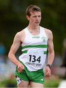 2 July 2013; Evan Lynch, Ireland, in action during the 3000m Walk at the 62nd Cork City Sports. Cork Institute of Technology, Bishopstown, Cork. Picture credit: Diarmuid Greene / SPORTSFILE