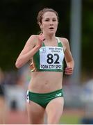 2 July 2013; Sarah Collins, Ireland, in action during the 3000m Women at the 62nd Cork City Sports. Cork Institute of Technology, Bishopstown, Cork. Picture credit: Diarmuid Greene / SPORTSFILE