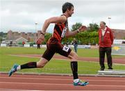 2 July 2013; Thomas Barr, Ireland, on his way to finishing in second place in the Men's 400m hurdles at the 62nd Cork City Sports. Cork Institute of Technology, Bishopstown, Cork. Picture credit: Diarmuid Greene / SPORTSFILE