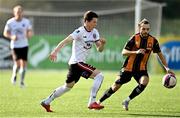 26 February 2021; Ali Coote of Bohemians in action against Jesus Perez of Dundalk during the pre-season friendly match between Dundalk and Bohemians at Oriel Park in Dundalk, Louth. Photo by Seb Daly/Sportsfile