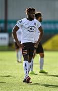 26 February 2021; Thomas Oluwa of Bohemians during the pre-season friendly match between Dundalk and Bohemians at Oriel Park in Dundalk, Louth. Photo by Seb Daly/Sportsfile