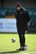 26 February 2021; Dundalk coach Filippo Giovagnoli prior to the pre-season friendly match between Dundalk and Bohemians at Oriel Park in Dundalk, Louth. Photo by Seb Daly/Sportsfile