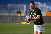 27 February 2021; Ireland captain Jonathan Sexton prior to the Guinness Six Nations Rugby Championship match between Italy and Ireland at Stadio Olimpico in Rome, Italy. Photo by Roberto Bregani/Sportsfile