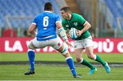 27 February 2021; Jonathan Sexton of Ireland in action against Sebastian Negri of Italy during the Guinness Six Nations Rugby Championship match between Italy and Ireland at Stadio Olimpico in Rome, Italy. Photo by Roberto Bregani/Sportsfile