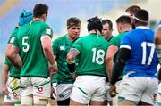 27 February 2021; CJ Stander of Ireland speaks to his team-mates during the Guinness Six Nations Rugby Championship match between Italy and Ireland at Stadio Olimpico in Rome, Italy. Photo by Roberto Bregani/Sportsfile