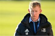 28 February 2021; Leinster Head Coach Leo Cullen ahead of the Guinness PRO14 match between Leinster and Glasgow Warriors at the RDS Arena in Dublin. Photo by Ramsey Cardy/Sportsfile