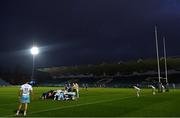 28 February 2021; A general view of a scrum during the Guinness PRO14 match between Leinster and Glasgow Warriors at the RDS Arena in Dublin. Photo by Ramsey Cardy/Sportsfile