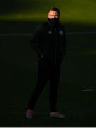 28 February 2021; Robbie Keane, a member of the Shamrock Rovers backroom team, before the pre-season friendly match between Shamrock Rovers and Cork City at Tallaght Stadium in Dublin. Photo by Stephen McCarthy/Sportsfile