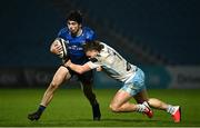 28 February 2021; Jimmy O'Brien of Leinster is tackled by Thomas Gordon of Glasgow Warriors during the Guinness PRO14 match between Leinster and Glasgow Warriors at the RDS Arena in Dublin. Photo by Harry Murphy/Sportsfile