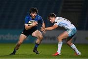 28 February 2021; Jimmy O'Brien of Leinster evades the tackle of Ross Thompson of Glasgow Warriors during the Guinness PRO14 match between Leinster and Glasgow Warriors at the RDS Arena in Dublin. Photo by Ramsey Cardy/Sportsfile