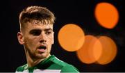 28 February 2021; Dylan Watts of Shamrock Rovers during the pre-season friendly match between Shamrock Rovers and Cork City at Tallaght Stadium in Dublin. Photo by Stephen McCarthy/Sportsfile