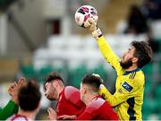 28 February 2021; Cork City goalkeeper Mark McNulty during the pre-season friendly match between Shamrock Rovers and Cork City at Tallaght Stadium in Dublin. Photo by Stephen McCarthy/Sportsfile