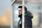 28 February 2021; Shamrock Rovers manager Stephen Bradley during the pre-season friendly match between Shamrock Rovers and Cork City at Tallaght Stadium in Dublin. Photo by Stephen McCarthy/Sportsfile