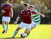 28 February 2021; Caelin Rooney of Cobh Ramblers during the pre-season friendly match between Shamrock Rovers and Cobh Ramblers at Roadstone Group Sports Club in Dublin. Photo by Stephen McCarthy/Sportsfile