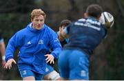 2 March 2021; James Tracy during Leinster Rugby squad training at UCD in Dublin. Photo by Ramsey Cardy/Sportsfile