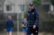 2 March 2021; Head coach Leo Cullen during Leinster Rugby squad training at UCD in Dublin. Photo by Ramsey Cardy/Sportsfile