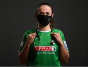 2 March 2021; Dr Dora Gorman, Medical Senior House Officer in Our Lady's Hospital, Navan, during a Peamount United portrait session ahead of the 2021 SSE Airtricity Women's National League season at PRL Park in Greenogue, Dublin. Photo by Stephen McCarthy/Sportsfile
