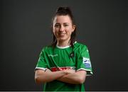 2 March 2021; Sadhbh Doyle during a Peamount United portrait session ahead of the 2021 SSE Airtricity Women's National League season at PRL Park in Greenogue, Dublin. Photo by Stephen McCarthy/Sportsfile