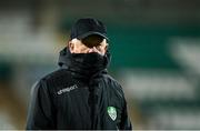 3 March 2021; Cabinteely manager Pat Devlin before the pre-season friendly match between Shamrock Rovers and Cabinteely at Tallaght Stadium in Dublin. Photo by Seb Daly/Sportsfile