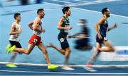 4 March 2021; Marcin Lewandowski of Poland, 2nd from left, and Paul Robinson of Ireland compete in their heat of the Men's 1500m during the European Indoor Athletics Championships at Arena Torun in Torun, Poland. Photo by Sam Barnes/Sportsfile