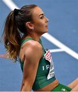 5 March 2021; Sharlene Mawdsley of Ireland after her heat of the Women's 400m during the first session on day one of the European Indoor Athletics Championships at Arena Torun in Torun, Poland. Photo by Sam Barnes/Sportsfile
