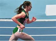 5 March 2021; Siofra Cleirigh Buttner of Ireland competes in the Women's 800m heats during the first session on day one of the European Indoor Athletics Championships at Arena Torun in Torun, Poland. Photo by Sam Barnes/Sportsfile