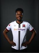 4 March 2021; Ebuka Kwelele during a Dundalk portrait session ahead of the 2021 SSE Airtricity League Premier Division season at Oriel Park in Dundalk, Louth. Photo by Stephen McCarthy/Sportsfile