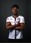 4 March 2021; Ebuka Kwelele during a Dundalk portrait session ahead of the 2021 SSE Airtricity League Premier Division season at Oriel Park in Dundalk, Louth. Photo by Stephen McCarthy/Sportsfile