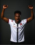 4 March 2021; Ebuka Kwelele during a Dundalk portrait session ahead of the 2021 SSE Airtricity League Premier Division season at Oriel Park in Dundalk, Louth. Photo by Stephen McCarthy/Sportsfile