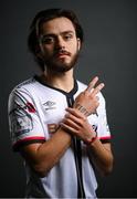 4 March 2021; Jesus Perez during a Dundalk portrait session ahead of the 2021 SSE Airtricity League Premier Division season at Oriel Park in Dundalk, Louth. Photo by Stephen McCarthy/Sportsfile