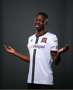 4 March 2021; Val Adedokun during a Dundalk portrait session ahead of the 2021 SSE Airtricity League Premier Division season at Oriel Park in Dundalk, Louth. Photo by Stephen McCarthy/Sportsfile
