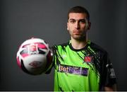 4 March 2021; Goalkeeper Alessio Abibi during a Dundalk portrait session ahead of the 2021 SSE Airtricity League Premier Division season at Oriel Park in Dundalk, Louth. Photo by Stephen McCarthy/Sportsfile