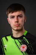 5 March 2021; Goalkeeper Josh Keeley during a St Patrick's Athletics portrait session ahead of the 2021 SSE Airtricity League Premier Division season at Ballyoulster United AFC in Celbridge, Kildare. Photo by Stephen McCarthy/Sportsfile