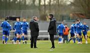 6 March 2021; Waterford manager Kevin Sheedy, left,and assistant manager Mike Newell prior to the pre-season friendly match between Waterford and Cork City at the RSC in Waterford. Photo by Seb Daly/Sportsfile