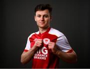 5 March 2021; Jay McClelland during a St Patrick's Athletics portrait session ahead of the 2021 SSE Airtricity League Premier Division season at Ballyoulster United AFC in Celbridge, Kildare. Photo by Stephen McCarthy/Sportsfile