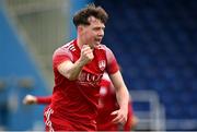 6 March 2021; Cian Murphy of Cork City celebrates after scoring his side's second goal during the pre-season friendly match between Waterford and Cork City at the RSC in Waterford. Photo by Seb Daly/Sportsfile