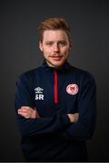 5 March 2021; Athletic therapist Sam Rice during a St Patrick's Athletics portrait session ahead of the 2021 SSE Airtricity League Premier Division season at Ballyoulster United AFC in Celbridge, Kildare. Photo by Stephen McCarthy/Sportsfile