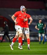 5 March 2021; Fineen Wycherley of Munster during the Guinness PRO14 match between Munster and Connacht at Thomond Park in Limerick. Photo by Ramsey Cardy/Sportsfile