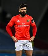 5 March 2021; Damian de Allende of Munster during the Guinness PRO14 match between Munster and Connacht at Thomond Park in Limerick. Photo by Ramsey Cardy/Sportsfile