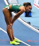 6 March 2021; Nadia Power of Ireland after finishing fourth in the Women's 800m semi-final during the second session on day two of the European Indoor Athletics Championships at Arena Torun in Torun, Poland. Photo by Sam Barnes/Sportsfile