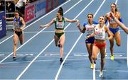 6 March 2021; Phil Healy of Ireland finishes fourth in the Women's 400m final during the second session on day two of the European Indoor Athletics Championships at Arena Torun in Torun, Poland. Photo by Sam Barnes/Sportsfile