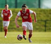 6 March 2021; Ronan Coughlan of St Patrick’s Athletic during the Pre-Season Friendly match between St Patrick’s Athletic and Cobh Ramblers at the FAI National Training Centre in Abbotstown, Dublin. Photo by Matt Browne/Sportsfile