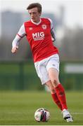 6 March 2021; Chris Forrester of St Patrick’s Athletic during the Pre-Season Friendly match between St Patrick’s Athletic and Cobh Ramblers at the FAI National Training Centre in Abbotstown, Dublin. Photo by Matt Browne/Sportsfile
