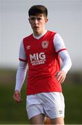6 March 2021; Kian Corbally of St Patrick’s Athletic during the Pre-Season Friendly match between St Patrick’s Athletic and Cobh Ramblers at the FAI National Training Centre in Abbotstown, Dublin. Photo by Matt Browne/Sportsfile